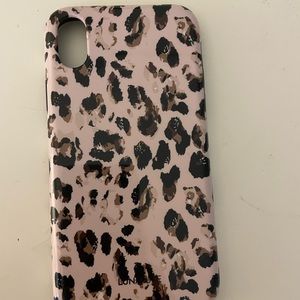 Leopard print iPhone X case